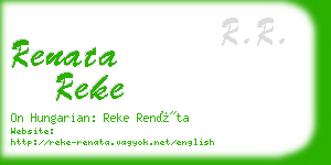 renata reke business card